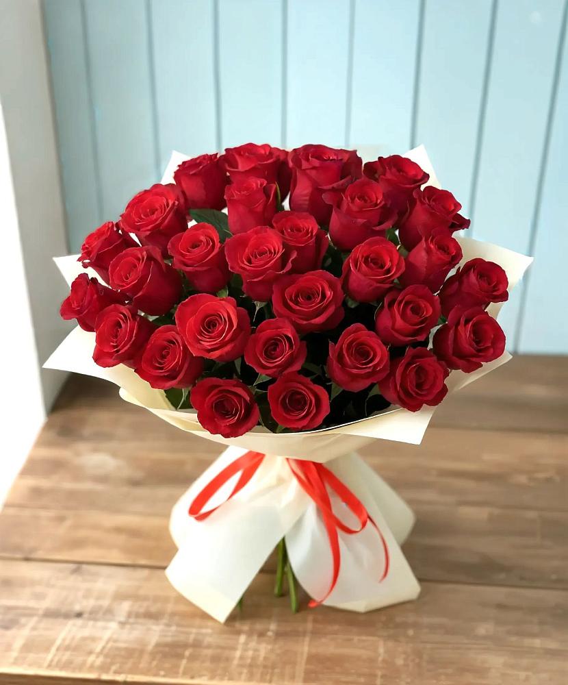 Букет 29 Красных роз в Апастово
