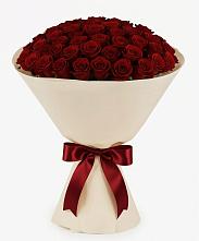 Букет 101 Бордовая роза Блэк Бакарра в Апастово