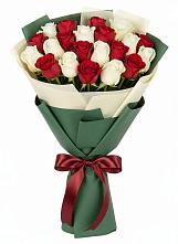 Букет Микс из красных и белых роз #REPLACE_PRED# Апастово