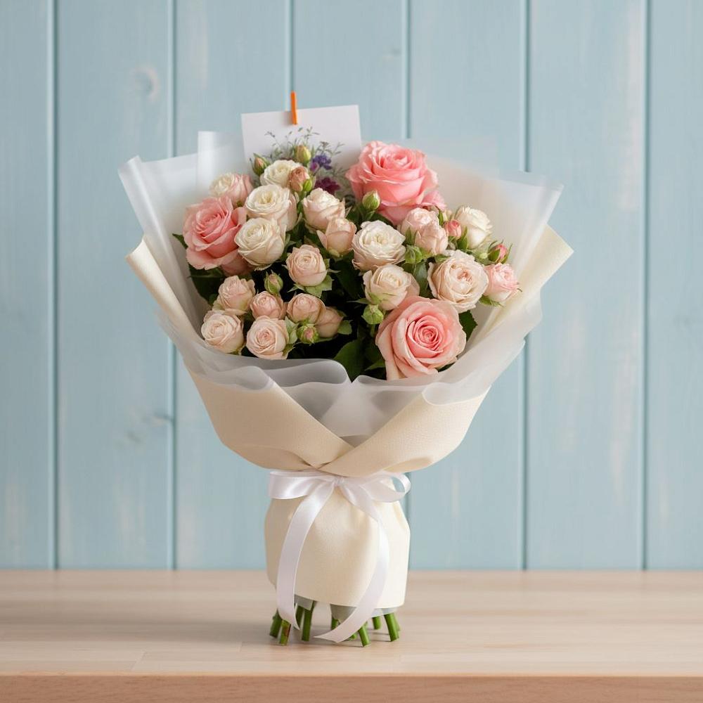 Букет цветов из: Розы в Апастово