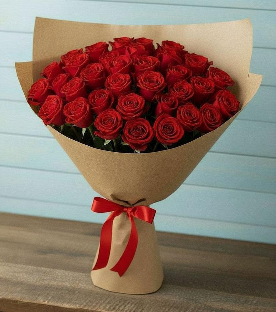 Букет Красные розы Милано в Апастово