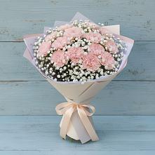 Букет цветов из:  Гвоздики в Апастово