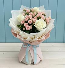 Букет цветов из:  Розы в Апастово