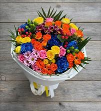 Букет цветов из:  Розы и Хризантемы #REPLACE_PRED# Апастово