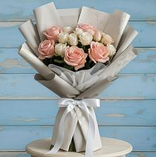 Букет цветов из:  Розы в Апастово