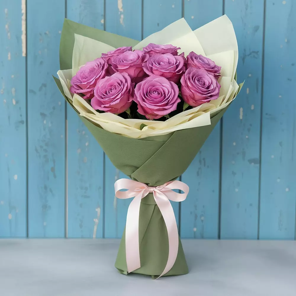 Букет Розы Фёрст Леди в Апастово