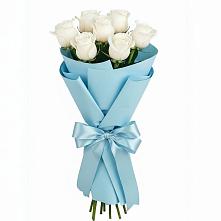 Букет 7 белых роз Проуд #REPLACE_PRED# Апастово